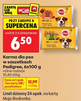 Pedigree Karma dla psa w saszetkach 6 × 100 g