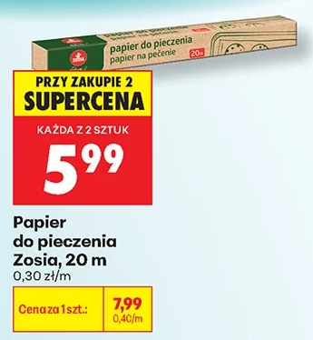 Zosia Papier do pieczenia