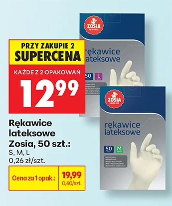 Zosia Rękawice lateksowe 50 szt.