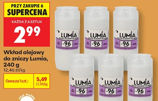 Lumia Wkład olejowy do zniczy 240 g