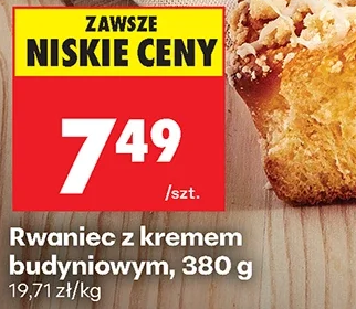 Rwaniec z kremem budyniowym 380 g