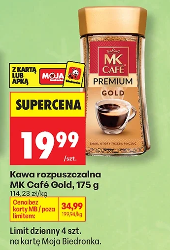 MK Cafe Kawa rozpuszczalna Gold 175 g