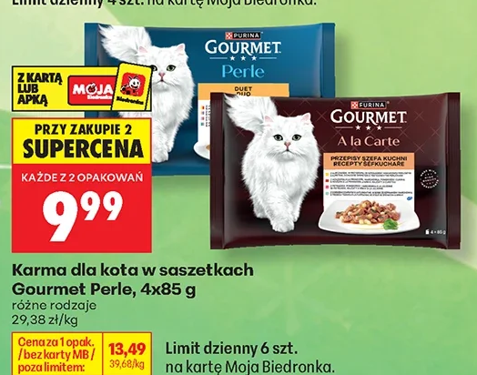 Gourmet Karma dla kota w saszetkach Perle 4 × 85 g