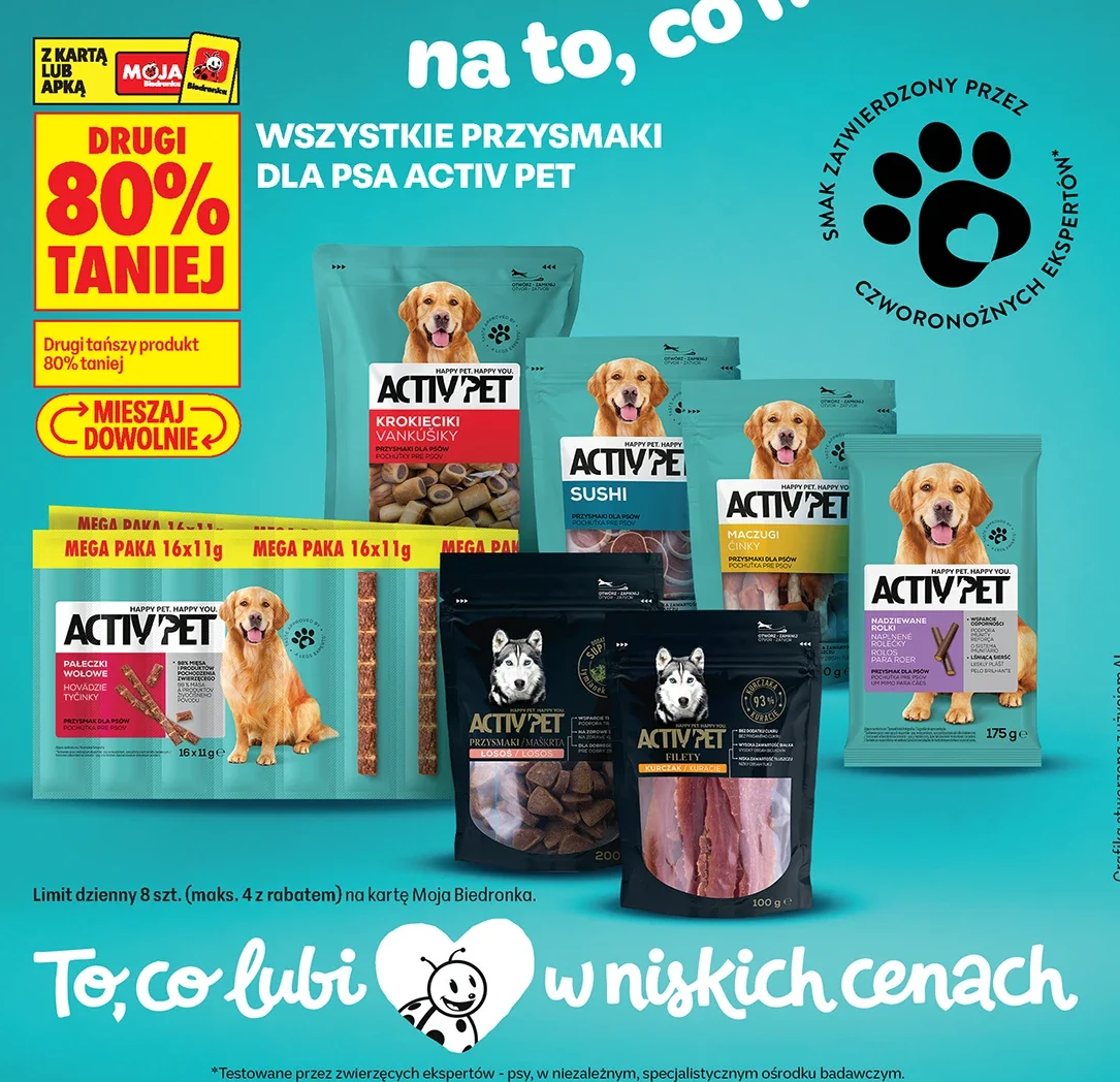 Wszystkie przysmaki dla psa Activ Pet