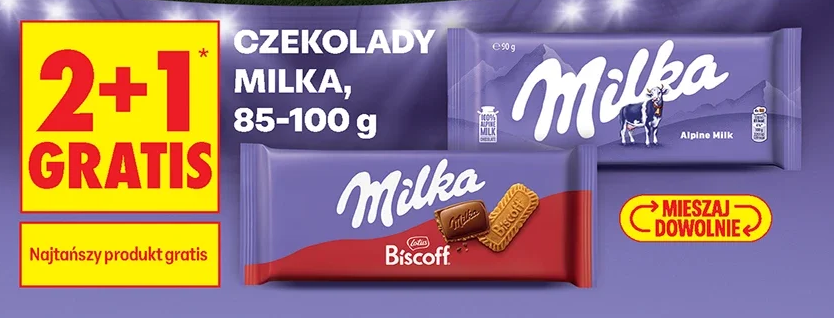 Czekolady Milka, 85-100 g