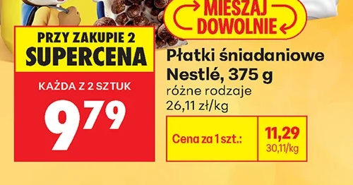 Płatki śniadaniowe Nestlé, 375 g, różne rodzaje