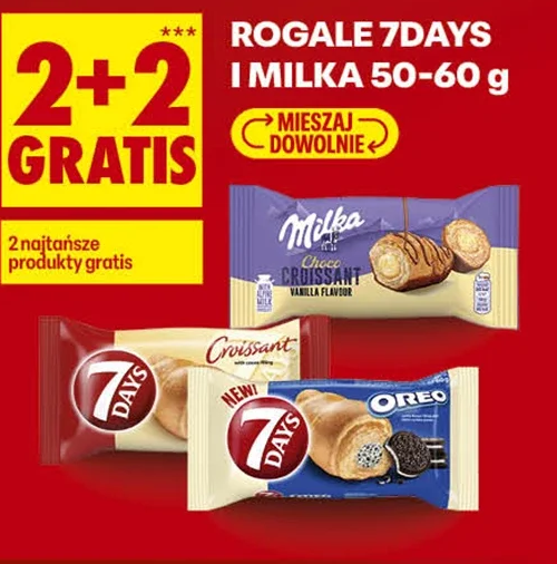 Rogale 7Days i Milka 50–60 g