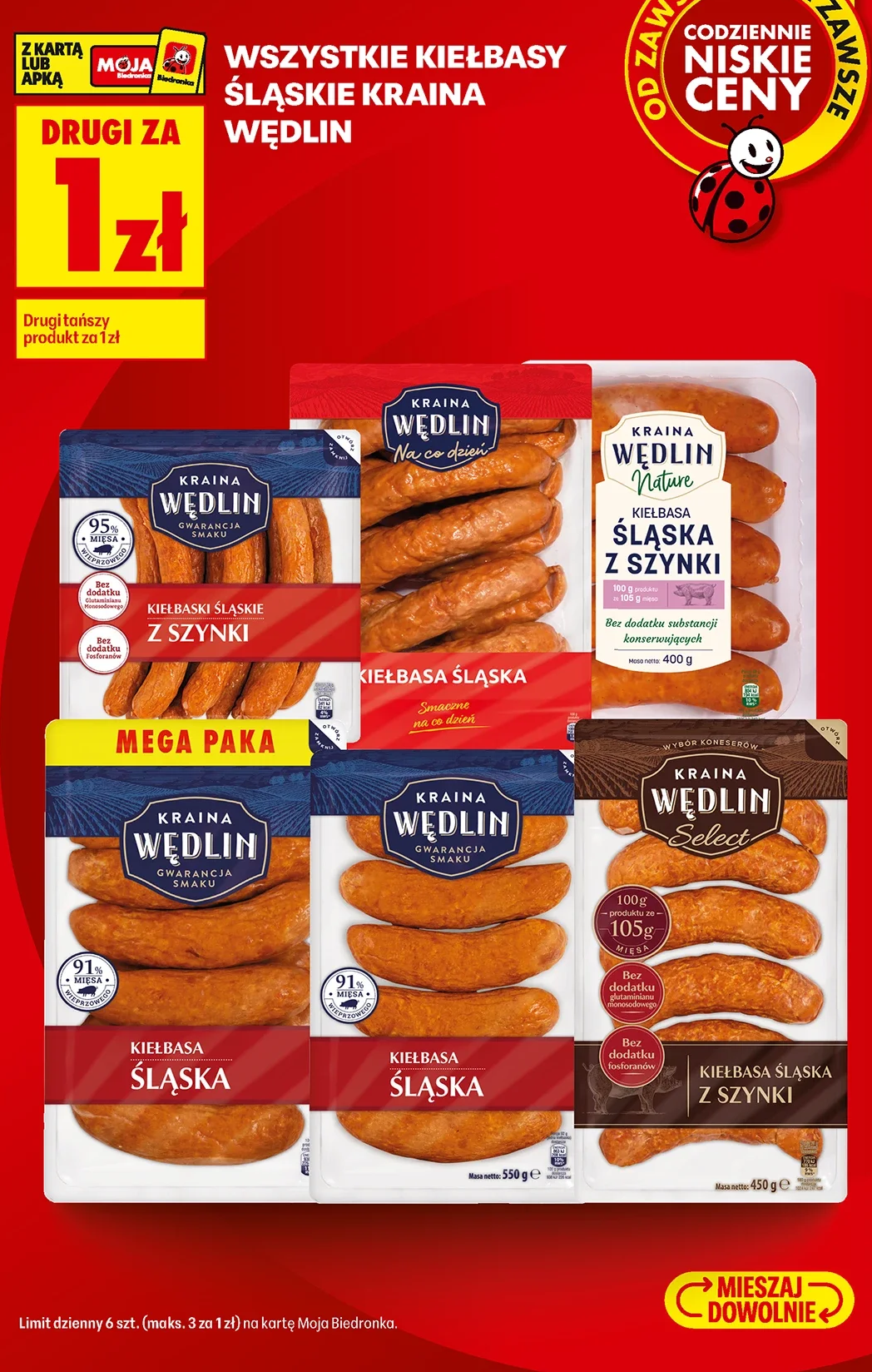 Wszystkie kiełbasy śląskie Kraina Wędlin