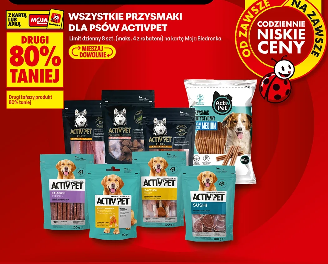 Wszystkie przysmaki dla psów ActivPet
