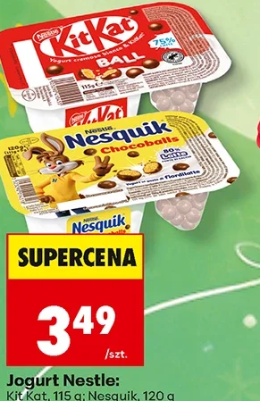 Nestlé Jogurt: Kit Kat; Nesquik 115 g