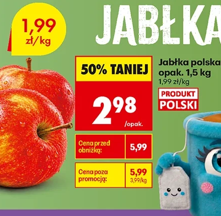 Jabłka polskie 1,5 kg
