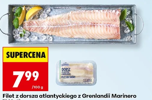 Marinero Filet z dorsza atlantyckiego z Grenlandii 1 kg