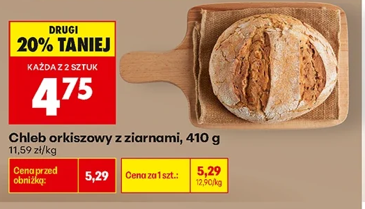 Chleb orkiszowy z ziarnami 410 g