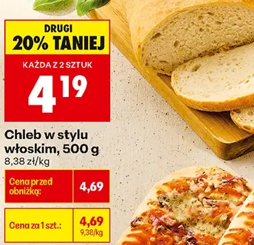 Chleb w stylu włoskim 500 g