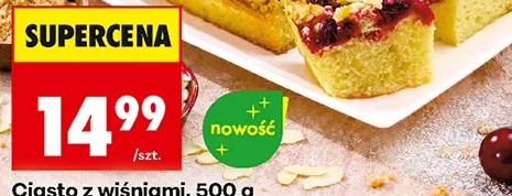 Ciasto z wiśniami 500 g