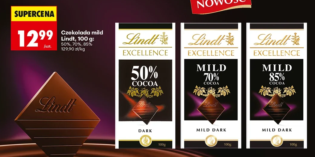 Lindt Czekolada mild 100 g