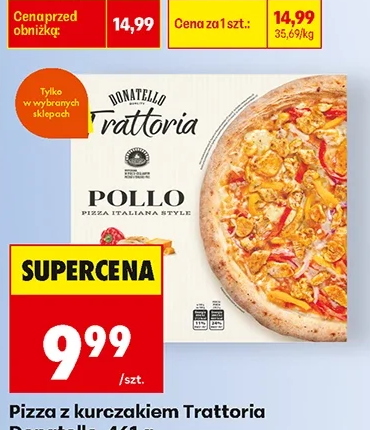 Donatello Pizza z kurczakiem Trattoria 461 g