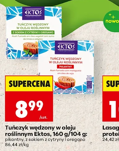 Ektos Tuńczyk wędzony w oleju roślinnym 160 g