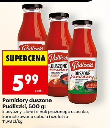 Pudliszki Pomidory duszone 500 g