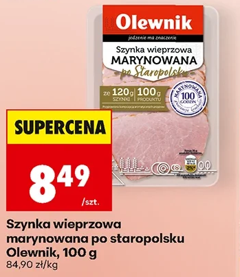 Olewnik Szynka wieprzowa marynowana po staropolsku 100 g