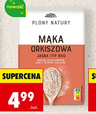 Mąka orkiszowa jasna 650 Plony Natury, 1 kg