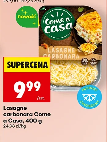 Come a Casa Lasagne carbonara 400 g