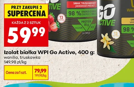 Go Active Izolat białka WPI 400 g