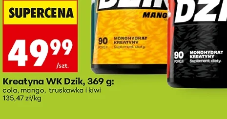 Dzik Kreatyna WK, cola, mango, truskawka i kiwi 369 g