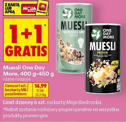 Muesli One Day More 400 g