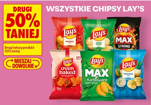 Wszystkie chipsy Lay's