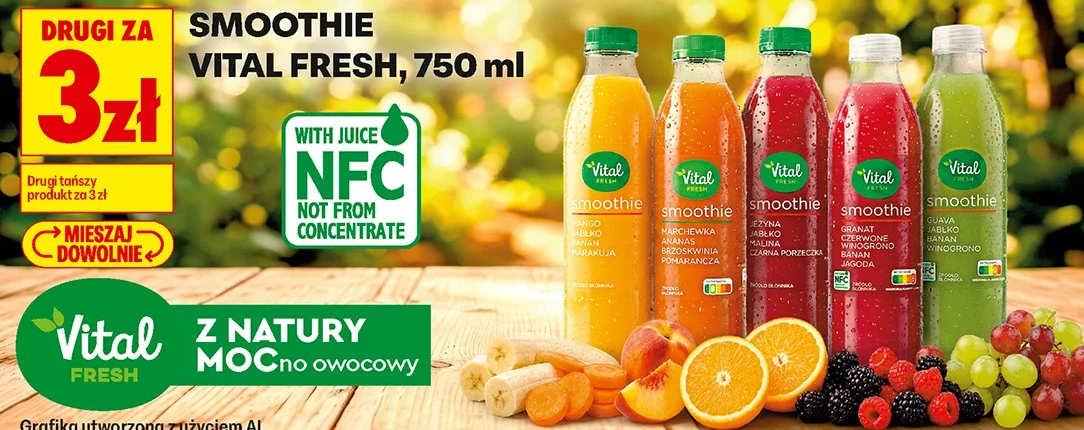 Smoothie Vital Fresh, 750 ml