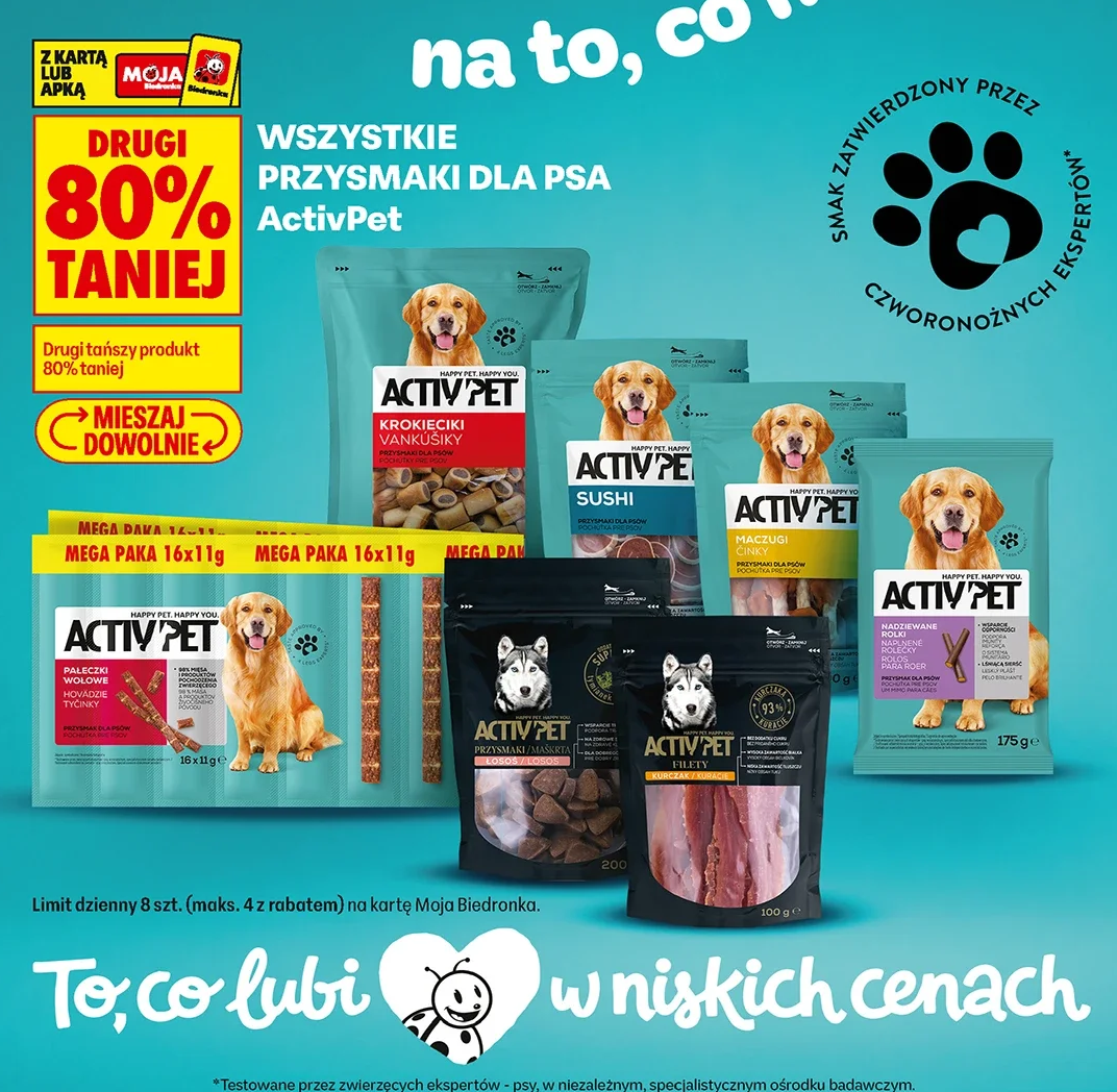 Wszystkie przysmaki dla psa ActivPet
