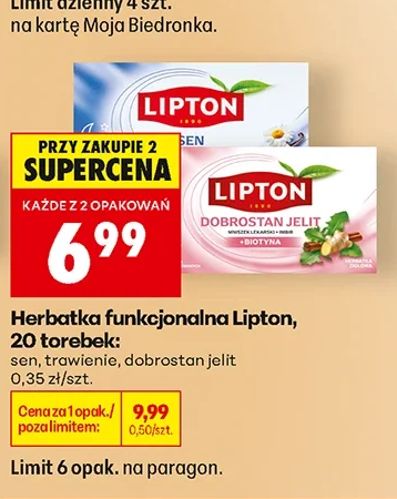 Lipton Herbatka funkcjonalna 1 szt.