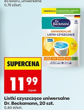 Listki czyszczące uniwersalne Dr. Beckmann 20 szt.
