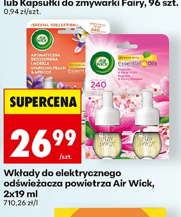 Air Wick Wkłady do elektrycznego odświeżacza powietrza 2 × 19 ml