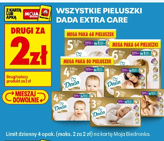 Wszystkie pieluszki Dada Extra Care