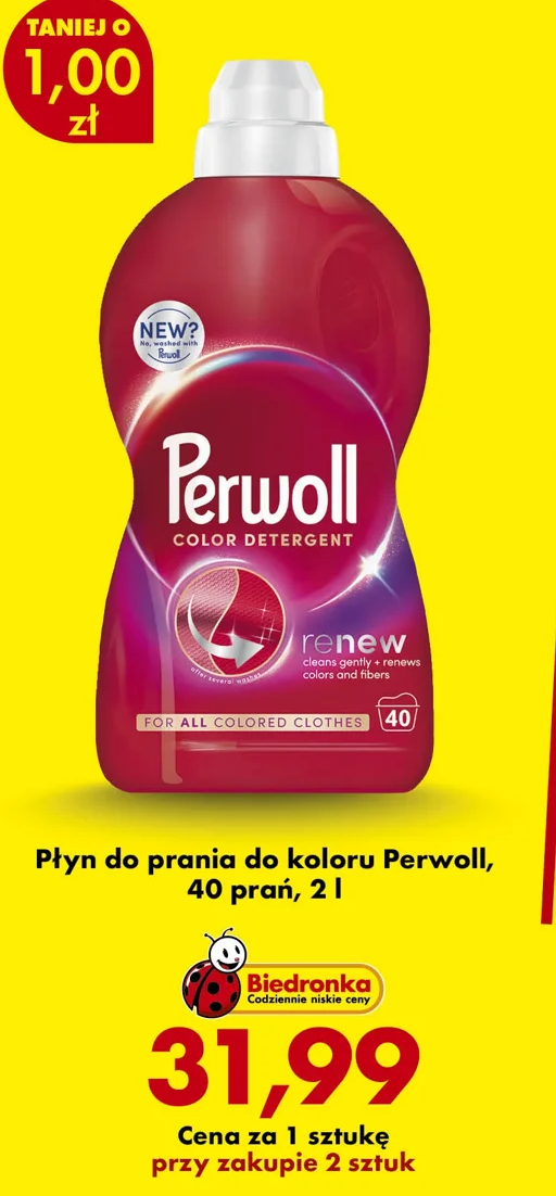 Perwoll Płyn do prania do koloru 40 prań