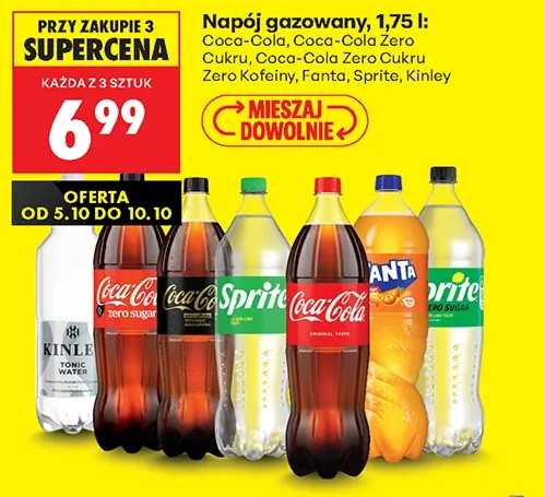 Napoje gazowane, 1,75 l