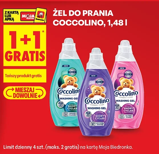 Żel do prania Coccolino, 1,48 l