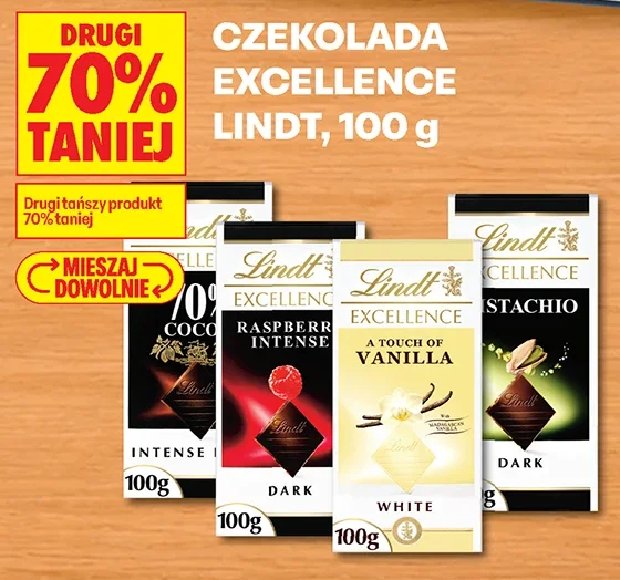 Czekolada Excellence Lindt, 100 g