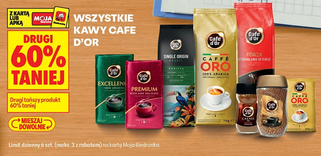 Wszystkie kawy Cafe d'Or