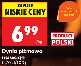 Dynia piżmowa na wagę 1 kg