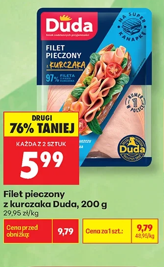 Duda Filet pieczony z kurczaka 200 g