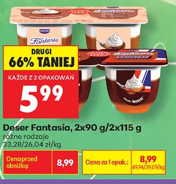 Deser Fantasia 2 × 90 g