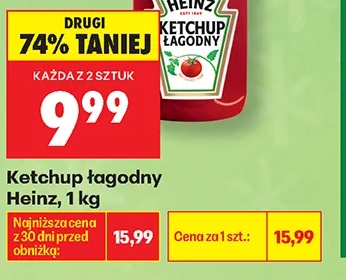 Heinz Ketchup łagodny 1 kg