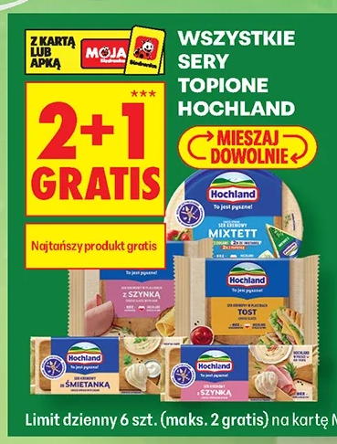 Wszystkie sery topione Hochland