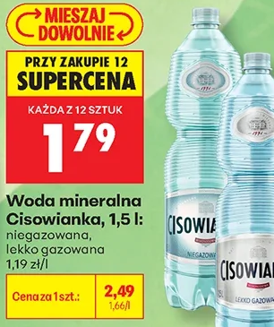 Cisowianka Woda mineralna 1,5 l