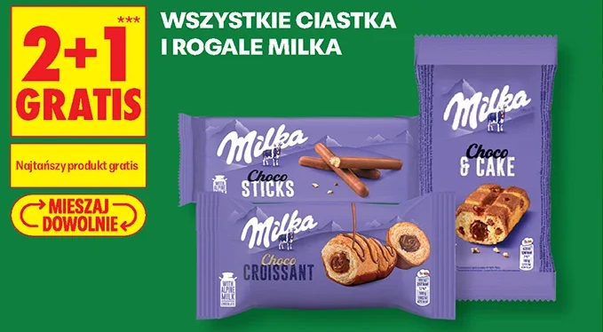 Wszystkie ciastka i rogale Milka