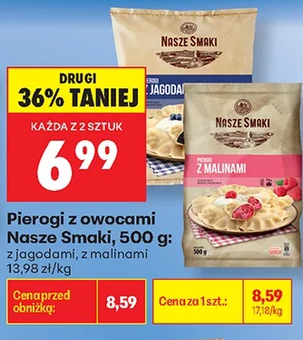 Nasze Smaki Pierogi z owocami 500 g