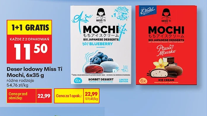 Miss Ti Deser lodowy Mochi 6 × 35 g